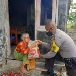 Polresta Cirebon Bagikan 200 Paket Sembako Kepada Warga Slum Area Desa Bojong Gebang dan Desa Tawangsari
