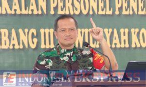 Pangdam XVIII/Kasuari Tutup Pembekalan Sat BKO Teritorial Koramil Persiapan Gel. III Kodam XVIII/Kasuari 2021
