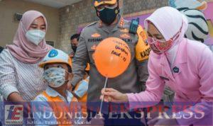 Polresta Sidoarjo Gandeng Bhayangkari Gelar Vaksinasi Anak Usia 6 Hingga 11 Tahun