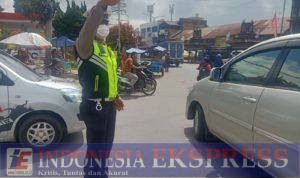 Polres Tanah Karo Laksanakan Pengamanan Kamseltibcarlantas Jalur Wisata