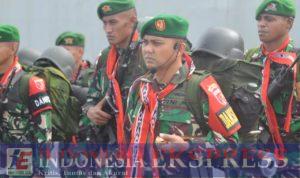 Dandim 1507/Saumlaki Komandan Upacara  Pemberangkatan Satgas Pulau Terluar Koops XVI TA 2022