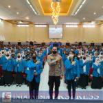 PKKMB, Polresta Malang Kota Ajak Mahasiswa Baru Jauhi Korupsi dan Hindari Radikalisme