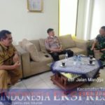 Pererat Silaturahmi, Danramil 01/TS, Mayor Inf Mulia Adi Dharma Sambangi Kantor Kelurahan Tangki