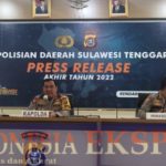Press Release Akhir Tahun 2022 Bersama Kapolda Sultra Dengan Insan Pers