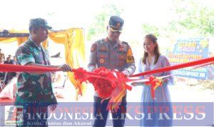 Kapolres Pinrang Resmikan Pabrik Beras PT. Pangan Artha Makmur