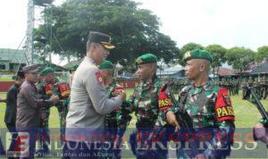 AKBP Santiaji Kartasasmita, Hadiri Pelepasan Personil Satgas Satuan Organik Wilayah Papua 721 Makkasau