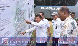 Kunjungi Sepaku Kalimantan Timur, Wamenhan Tinjau Rencana Pembangunan Kantor Kemhan dan Markas TNI di IKN