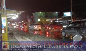 Menyedihkan, Hujan Sejam Jalan di Morowali Kebanjiran