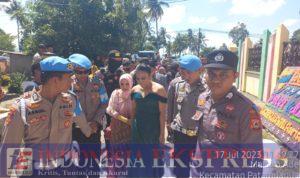 Hadir di Acara Nikahan,  Personil Gabungan Polsek Dan Polres Pinrang Kawal Ketat Artis Evi Masamba