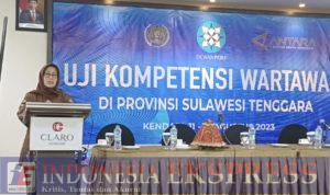 Dewan Pers Gelar Uji Kompetensi Wartawan di Kendari, Ninik Rahayu: Jaga Martabat Profesi