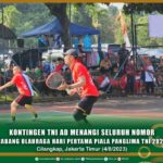 Kontingen TNI AD Menangi Seluruh Nomor Cabang Olahraga Hari Pertama Piala Panglima TNI 2023