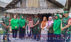 Peduli Gizi Kepada Balita, Koramil 1307-08/Ulubongka Beri Bantuan Anak Terdampak Stunting