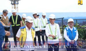 Progress Fisik Capai 38%, Menteri Basuki Dampingi Presiden Jokowi Pasang Modul Bilah Burung Garuda Perdana di Kantor Presiden IKN