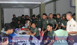 Sambut Hari Jadi ke 78, Corps Keuangan TNI AD Gelar Donor Darah