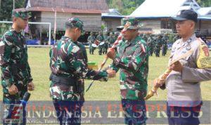 Kasdam XIV Hasanuddin Menutup dan Mengukuhkan Kemanunggalan TNI-Rakyat dalam TMMD Ke-118 Kodim 1420/Sidrap