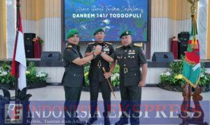 Danrem 141/Tp Berganti, Ini Pesan Pangdam XIV/Hsn