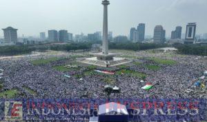 Dua Juta Massa Hadiri Aksi Bela Palestina di Monas