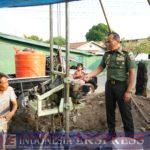Kerjasama antara Pangdam XIV/Hsn dan Gubernur Sulsel: Respons Cepat Berikan Bantuan 60 Unit Sumur Bor, Hari ke-14 Pembuatan Sudah Mencapai 25 Persen