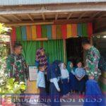Dandim 1423/Soppeng Mengunjungi SD dan TK di Daerah Terpencil