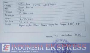 LAKI SULTRA Melaporkan Dugaan Tipikor Pada PN/HI/Tipikor Kelas 1A Kota Kendari di Kejati