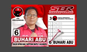 Buhari Abu Jurnalist  Maju Calon  Anggota Legislatif DPRD Soppeng