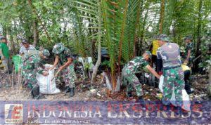 “Vidcon Bersama Kasad, Kodim 1403 Palopo dan Forkopimda Gelar Pembersihan Pantai Serentak”