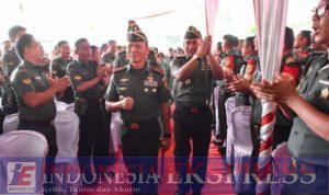 Awal Tahun Pangdam II/Swj sapa Kodim 0418/Plg, “Tekan pelanggaran dan Jaga Netralitas TNI”