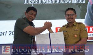 Kunker Ke Kolaka Timur, Danrem 143/HO Komitmen Dukung Program Pemerintahan Kabupaten Kolaka Timur