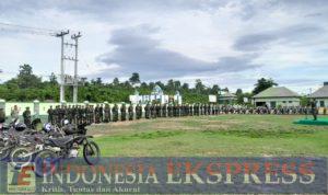 Menjaga Netralitas TNI di Pemilu 2024 : Apel Kesiap Siagaan Kodim 1429/Butur
