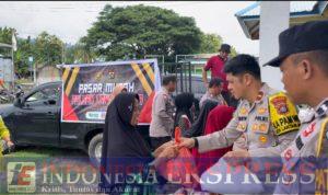Pasar Murah Polsek Lantari Jaya: Meringankan Beban Masyarakat Miskin