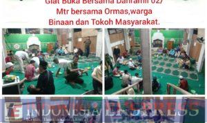 Jalin Silaturahmi, Koramil 02/Matraman Buka Puasa Bersama Tertua Ormas dan Warga Sekitar