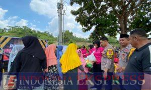 Pasar Murah Tahap II, Polsek Lantari Jaya Bantu Masyarakat Dengan Harga Terjangkau
