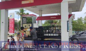 Sidak Polres Konawe Selatan di SPBU, Memastikan Ketersediaan BBM Jelang Lebaran