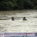 Begini Aksi Heroik Anggota Babinsa Kodim 0404/ME Selamatkan Warga Terseret Arus Sungai