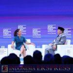 Menhan Prabowo Bicara di Qatar Economic Forum, Bahas Pembangunan Negara