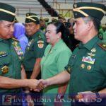 Panglima TNI Terima Laporan Korps Kenaikan Pangkat 75 Perwira Tinggi TNI