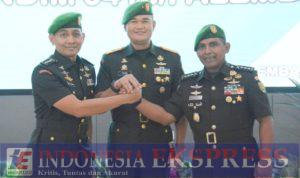 Sertijab Tiga Pejabat Korem 044/Gapo, Pesan Danrem : Singsingkan Lengan Baju, Kita Siap Laksanakan Tugas Yang Kita Emban