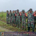 Sukseskan Program Pompanisasi, Kodim 1710/Mimika bersama Pemda dan Poktan Buka Lahan Persawahan