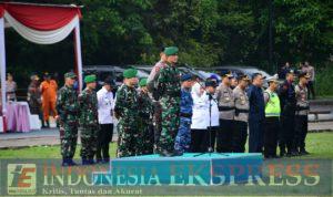 Korem 044/Gapo Laksanakan Gelar Pasukan Pam VVIP RI 1