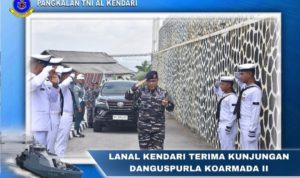 LANAL KENDARI TERIMA KUNJUNGAN DANGUSPURLA KOARMADA II