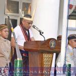 Kanwil Kemenkumham Sultra Gelar Upacara Bendera Peringatan Hari Lahir Pancasila, Silvester Pakai Baju Adat Adonara Lamaholot Flores Timur