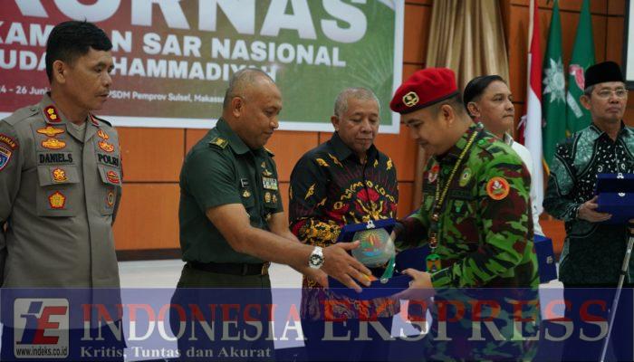 Pamen Ahli Bid. OMP Mewakili Pangdam XIV/Hsn Menghadiri Pembukaan Rakornas BPO KOKAM dan SAR Nasional