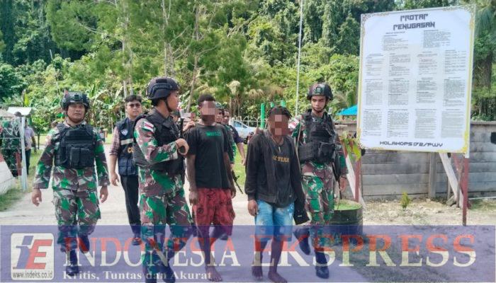 5 Paket Ganja siap edar di Perbatasan Indonesia – Papua Nugini, Berhasil digagalkan Personel Satgas Yonif 122/TS