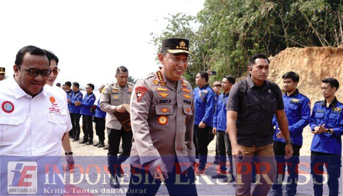 Kapolri Laksanakan Peletakan Batu Pertama Pembangunan Gedung Pusdiklat SPSI di Kawasan Jatiluhur Kabupaten Purwakarta