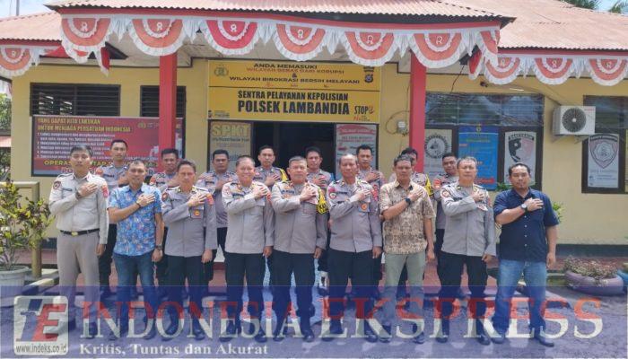 Polsek Lambandia Polres Kolaka Timur Menggelar Belajar Bersama Program Beyond Trust Presisi TW III Polres Koltim