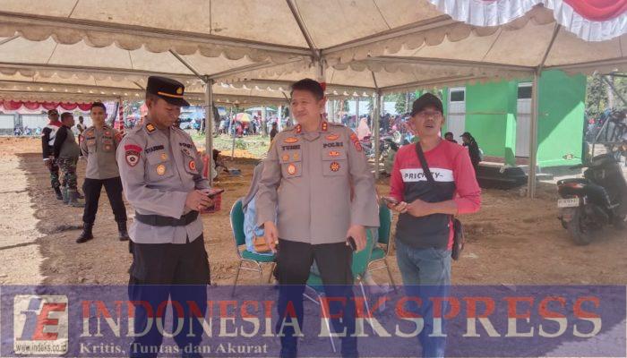 Kapolres Koltim Memantau Jalannya Paskibraka Rangkaian Upacara 17 Agustus 2024 di Kecamatan Ladongi