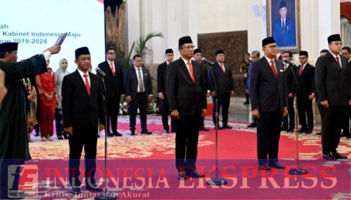 Presiden Jokowi Rombak Kabinet, Lantik Menteri Hukum dan HAM hingga Wakil Menteri Komunikasi dan Informatika