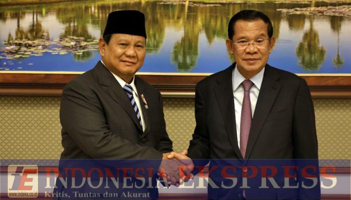 Menhan Prabowo Temui PM dan Presiden Senat Kamboja Bahas Penguatan Kerja Sama