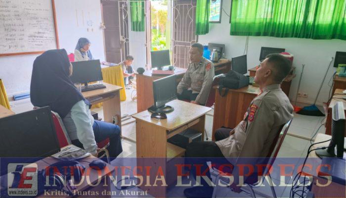 Personel Dit Binmas Polda Sultra, Sosialisasi dan Edukasi di SMPN 5 Kendari