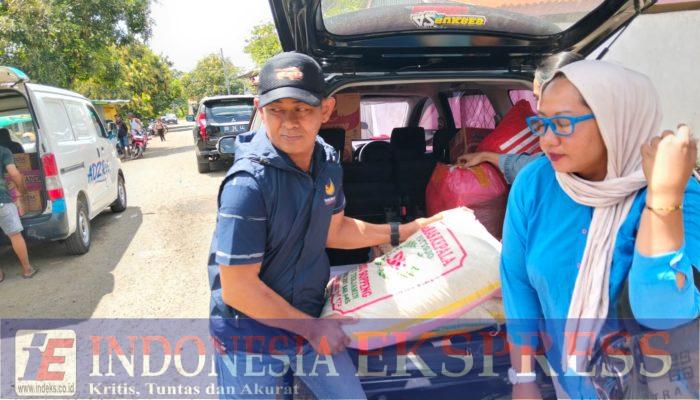 Respon Cepat Bahtiar Anggota DPRD Soppeng Turun Beri Bantuan Korban Kebakaran